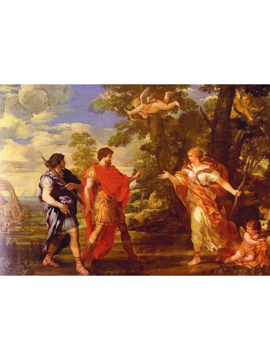 

Постер DRABS A2 Пьетро да Кортона Venus as Huntress Appears to Aeneas