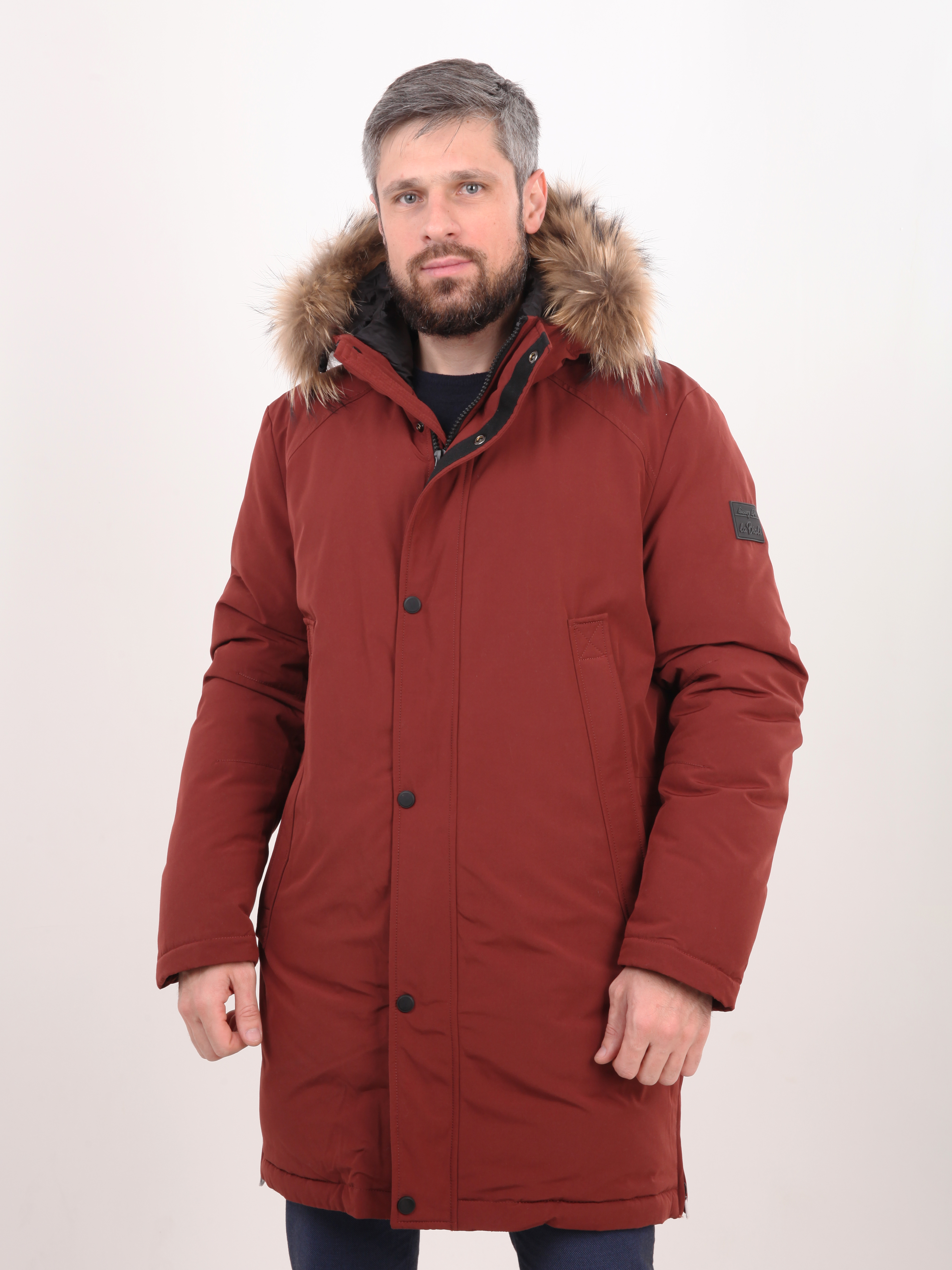 

Куртка мужская LABIALI 69AW716M/кирпич красная L, 69AW716M/кирпич