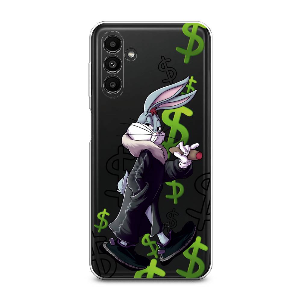 

Чехол на Samsung Galaxy A14 5G "Rich Bugs Bunny", Зеленый;черный;голубой, 2107250-6