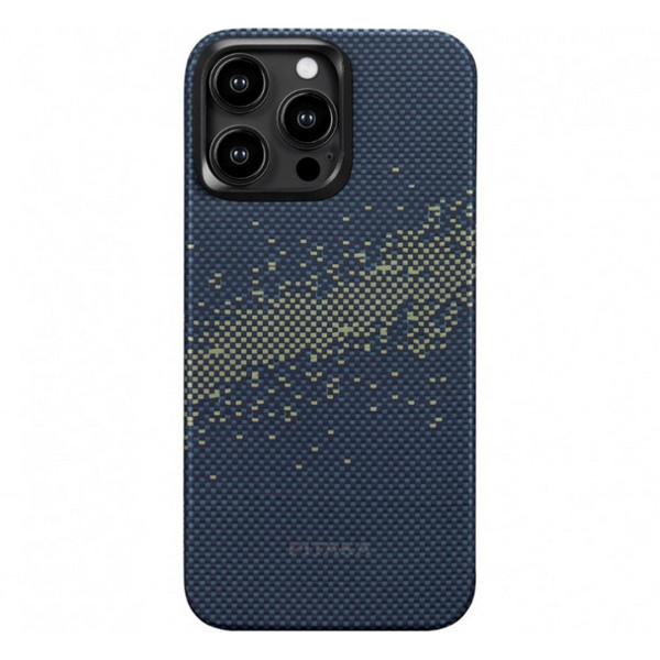 Чехол Pitaka Tactile Woven Case для iPhone 16 Pro StarPeak Milky Way Galaxy (KI1601PMYG)