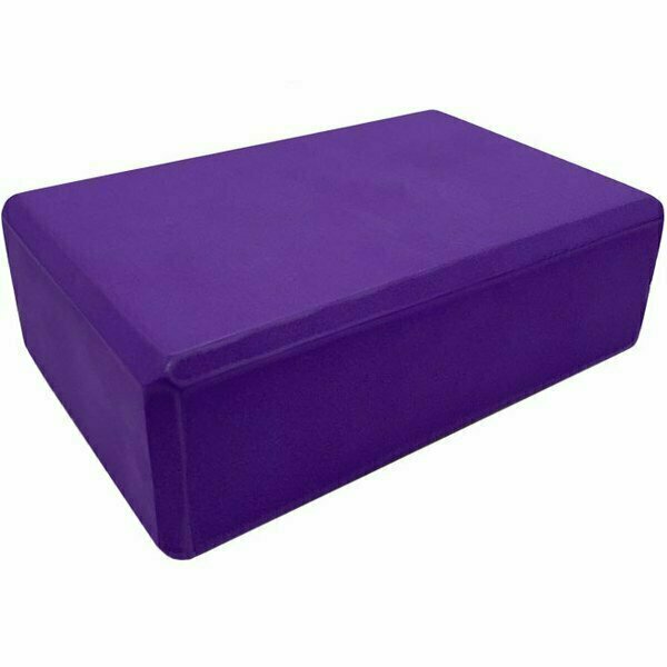 

Блок для йоги Спортекс BE100 22,3x15x7,6 см, фиолетовый, BE100