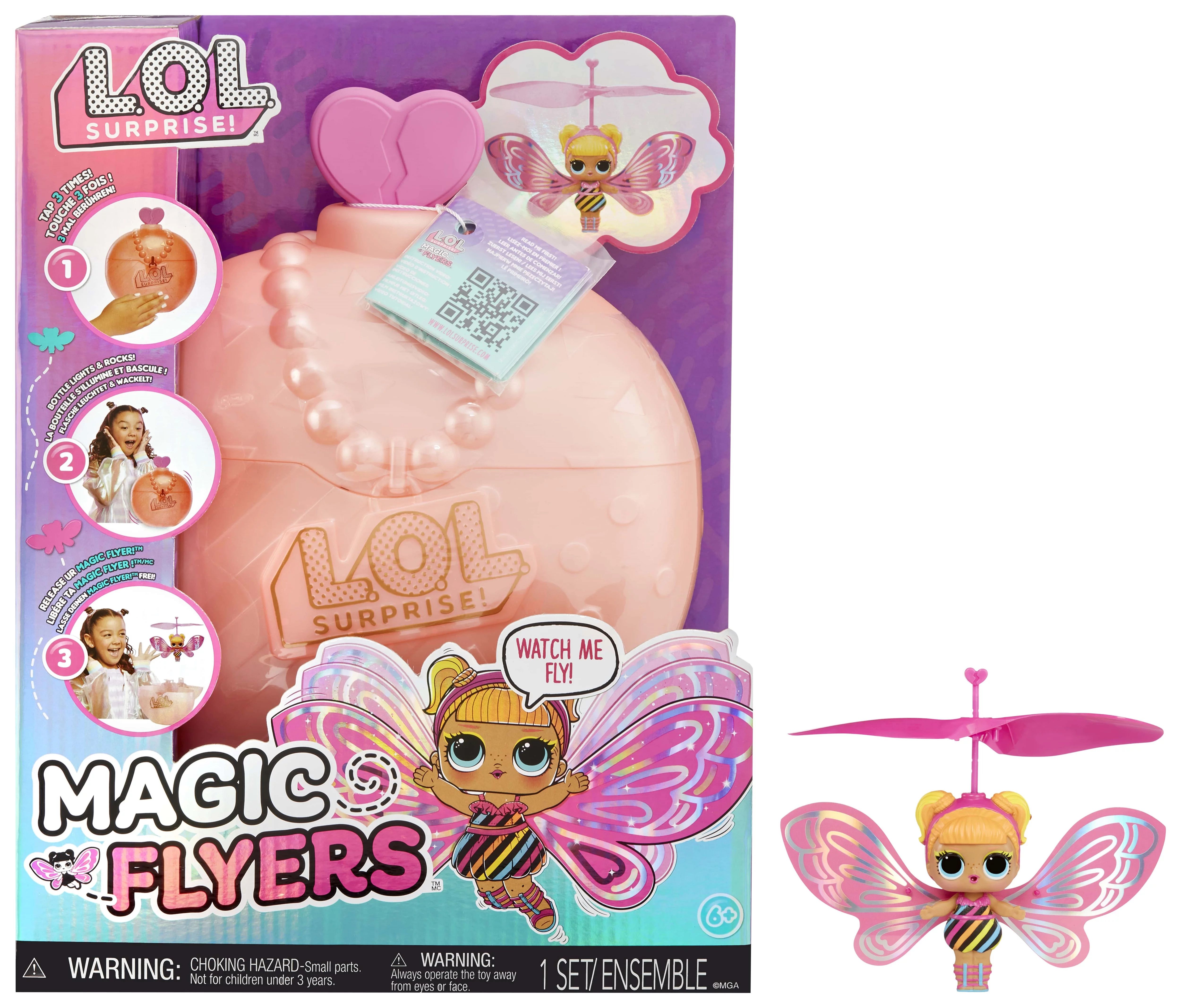 Летающая кукла L.O.L. Surprise! Magic Flyers Flutter Star 593546 летающая кукла l o l surprise magic flyers sky starling 593539
