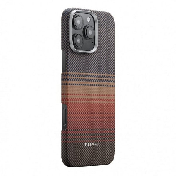 Чехол Pitaka Tactile Woven Case для iPhone 16 Pro Sunset (KI1601SU)