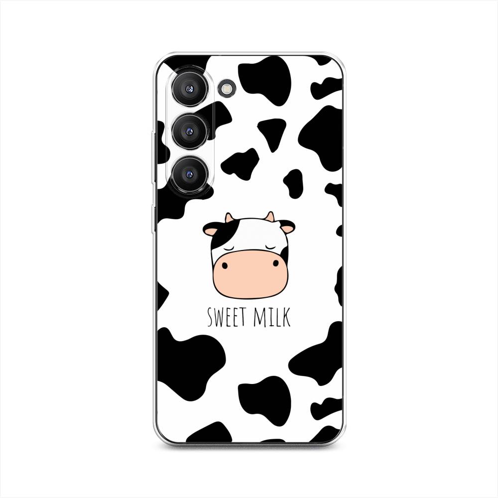 

Чехол на Samsung Galaxy S23 5G "Sweet milk", Розовый;белый;черный, 2107350-1