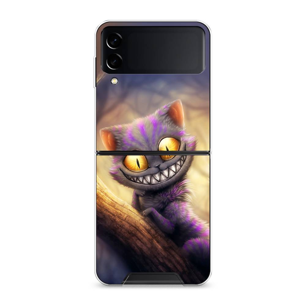 

Чехол Awog на Samsung Galaxy Z Flip 3 / Самсунг Z Flip 3 "Cheshire Cat", Фиолетовый;желтый, 2103750-1