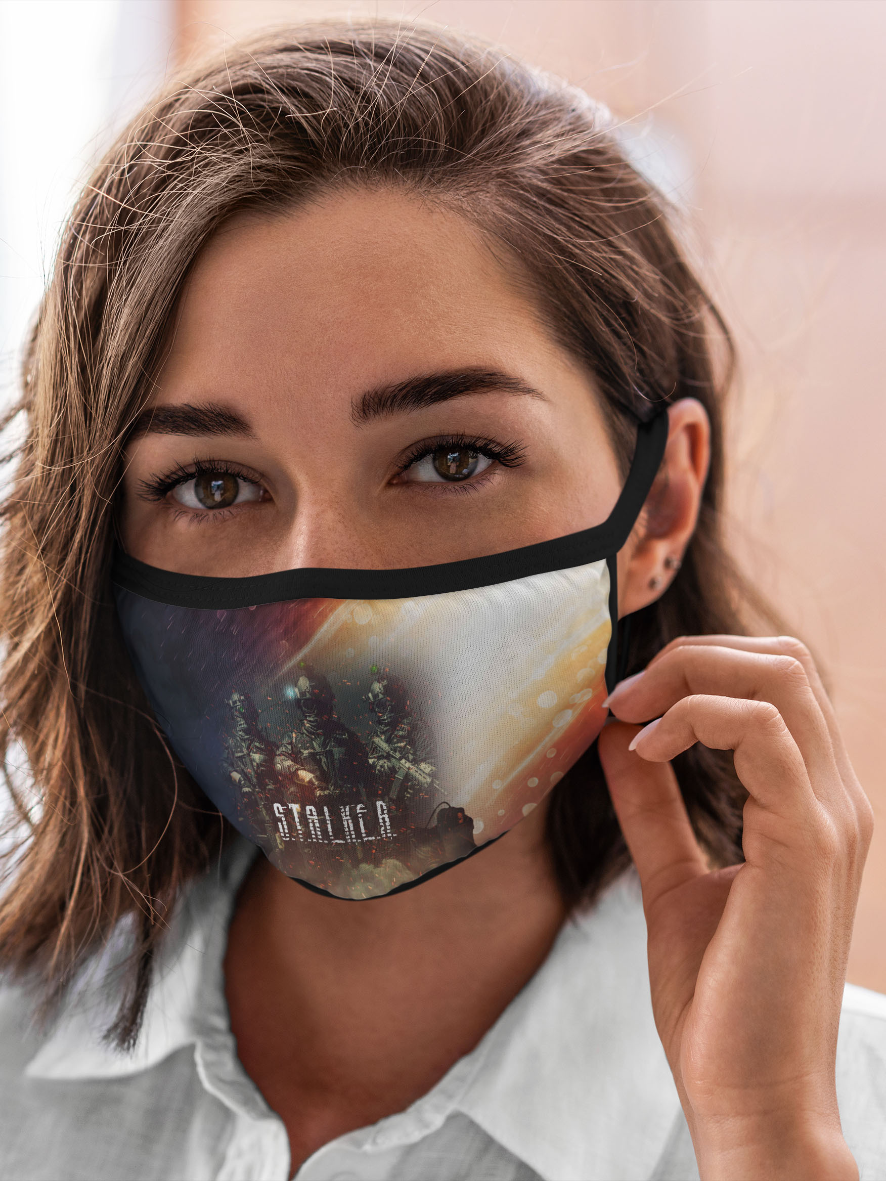 

Многоразовая маска унисекс Burnettie Stalker S.T.A.L.K.E.R Чернобыль, Разноцветный, Stalker S.T.A.L.K.E.R Чернобыль