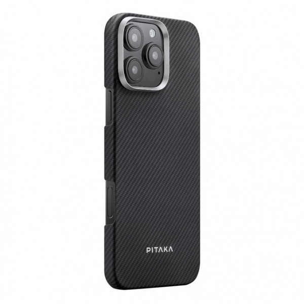 Чехол Pitaka Ultra-Slim Case для iPhone 16 Pro Black/Grey (KI1601PA)