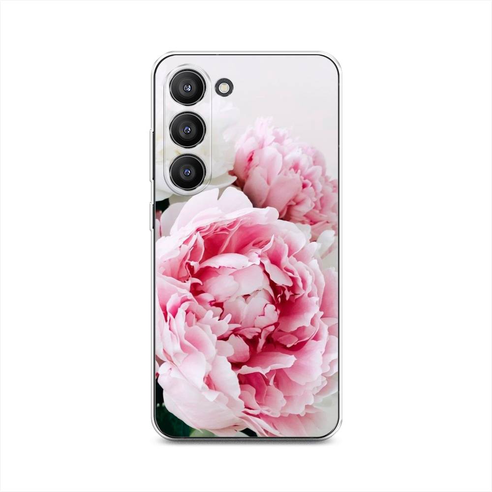 

Чехол на Samsung Galaxy S23 5G "Розовые и белые пионы", Розовый;белый, 2107350-2