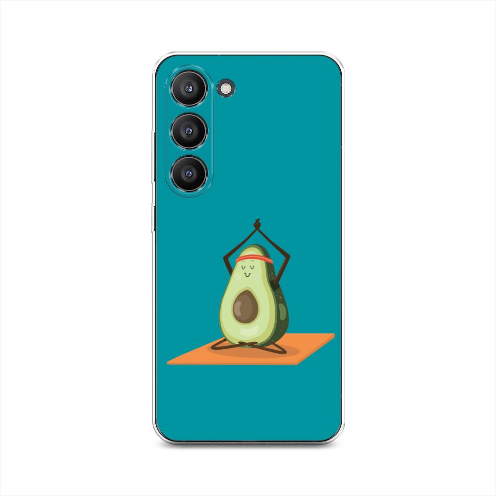 

Чехол на Samsung Galaxy S23 5G "Расслабься с авокадо", Голубой, 2107350-6