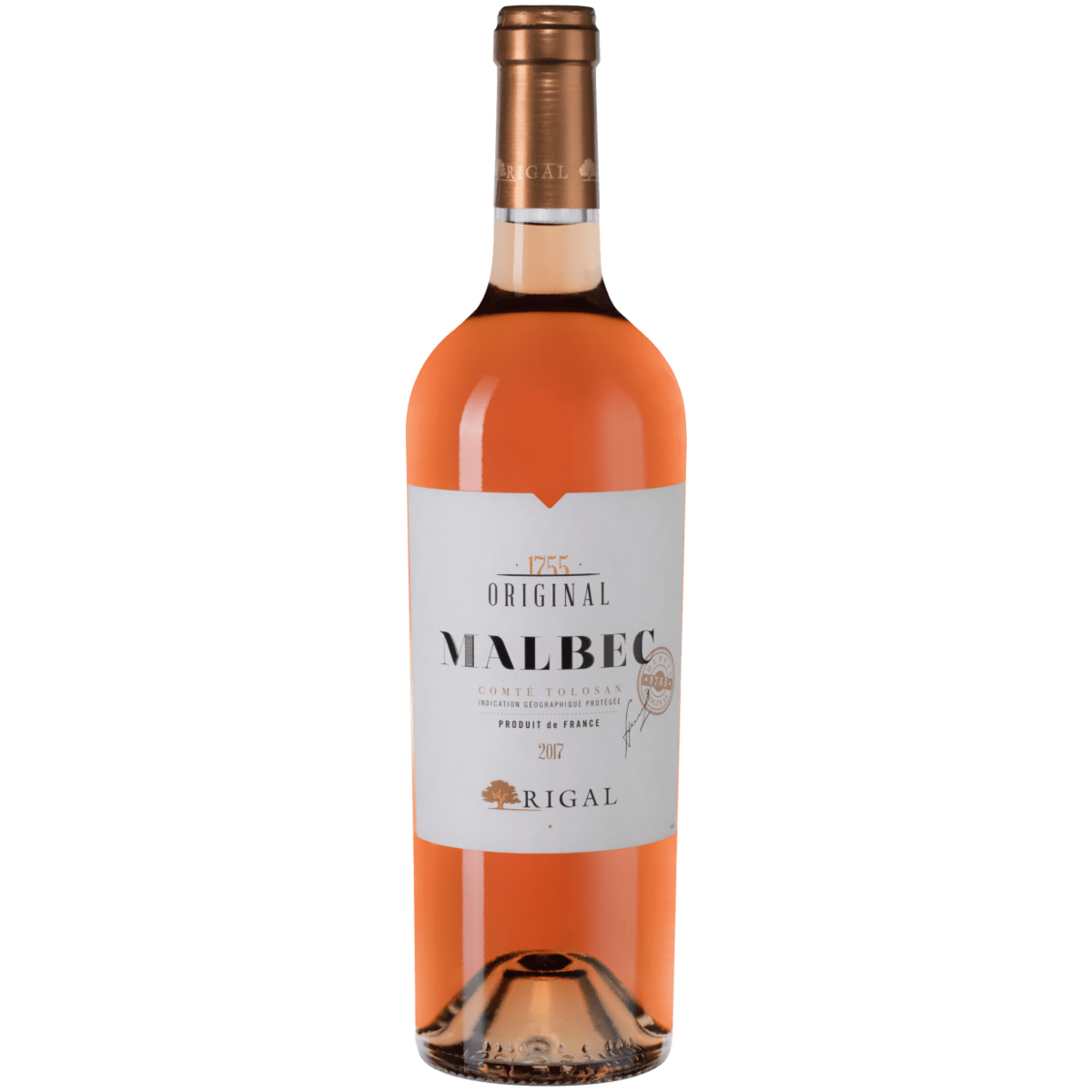 

Вино Malbec Rose Rigal розовое сухое 0,75 л