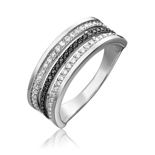 

Кольцо из белого золота с бриллиантом р. 16,5 PLATINA jewelry 01-1492-00-108-1120-30, 01-1492-00-108-1120-30