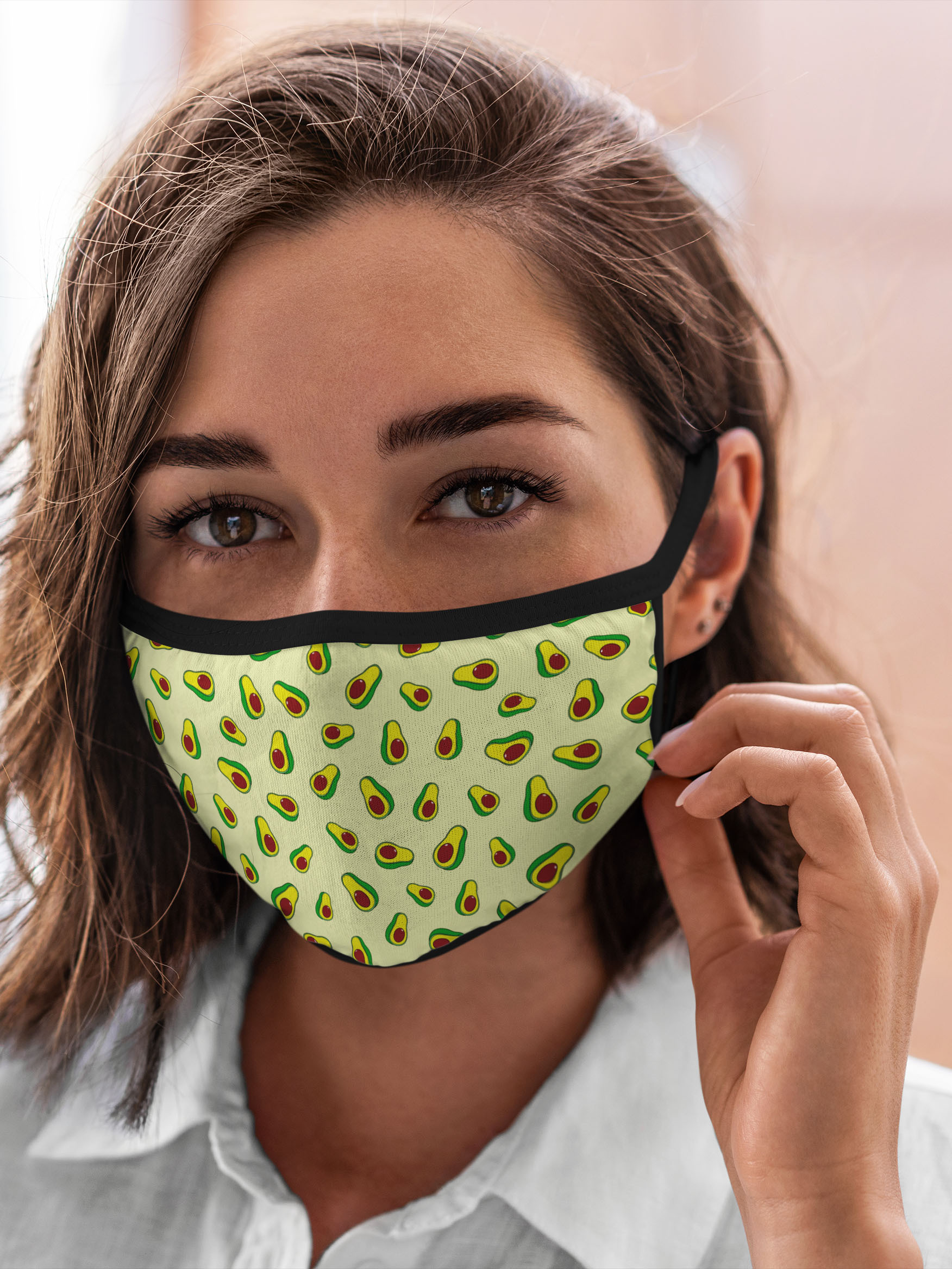

Многоразовая маска унисекс Burnettie Авокадо Avocado, Разноцветный, Авокадо Avocado