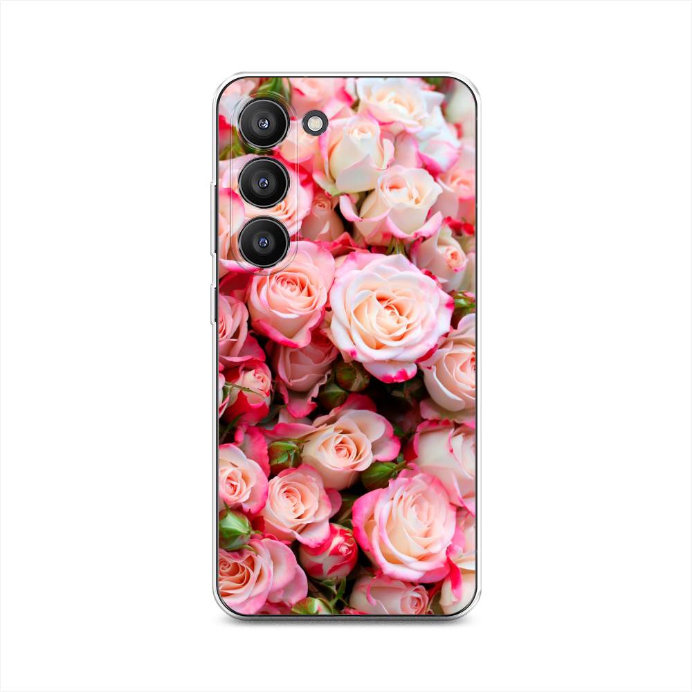 

Чехол на Samsung Galaxy S23 5G "Много роз", Розовый, 2107350-2