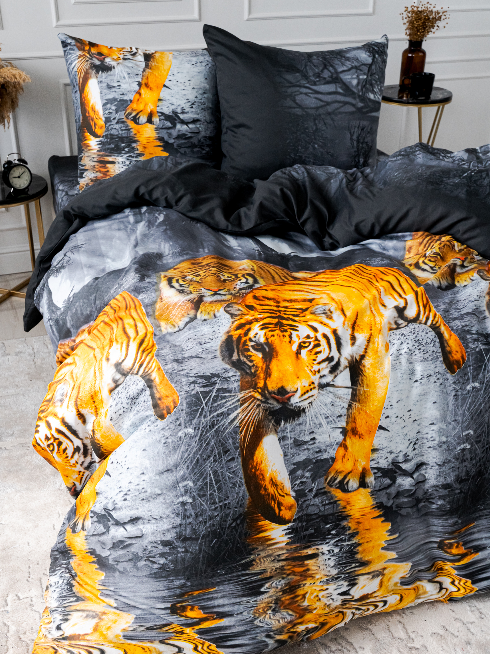 Комплект постельного белья Павлина 3837 1,5 спальный Полисатин наволочки 70x70