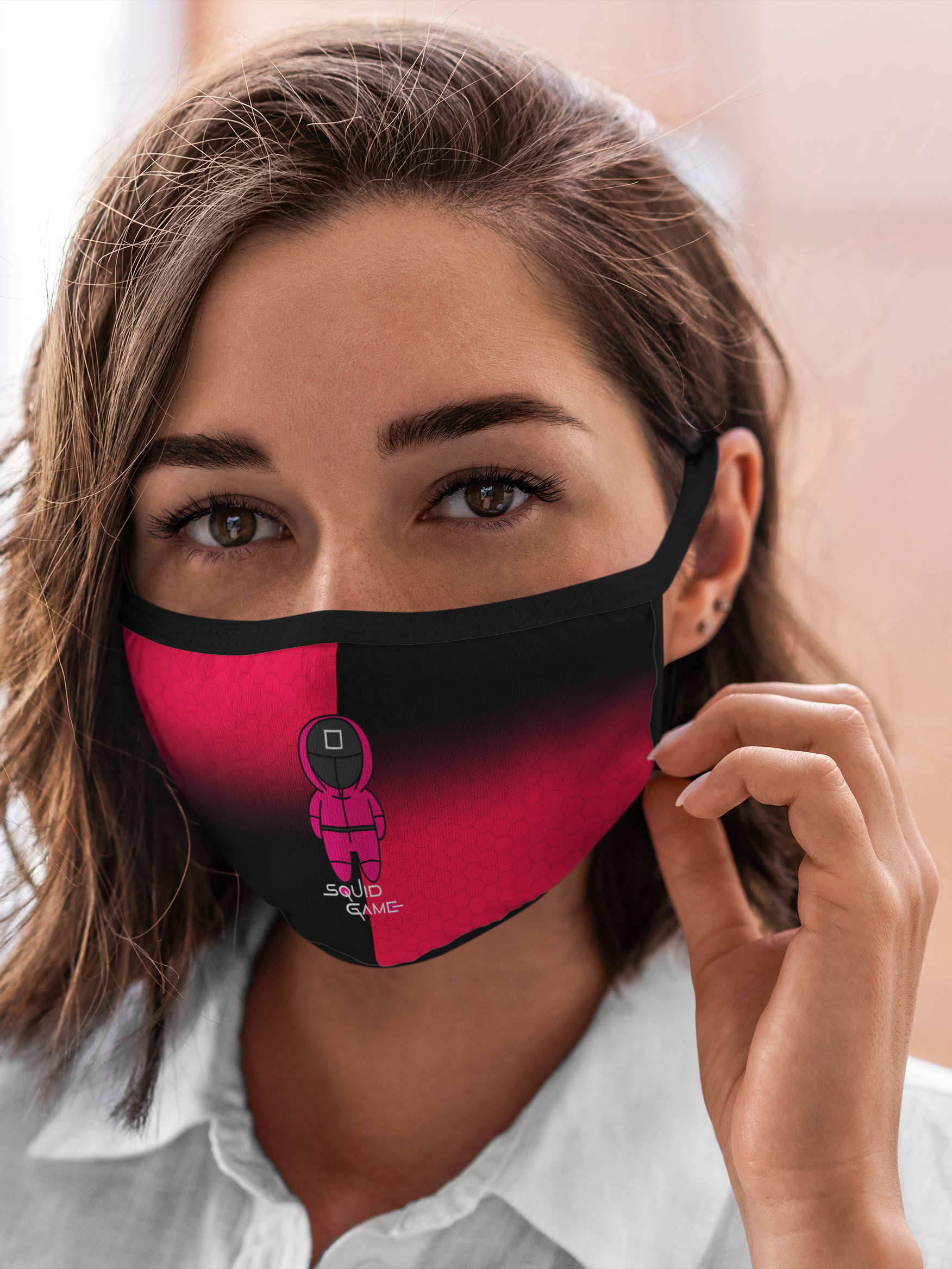 

Многоразовая маска унисекс Burnettie Игра В Кальмара Страж И Лого Сериала Градиент, Разноцветный, Игра В Кальмара Страж И Лого Сериала Градиент