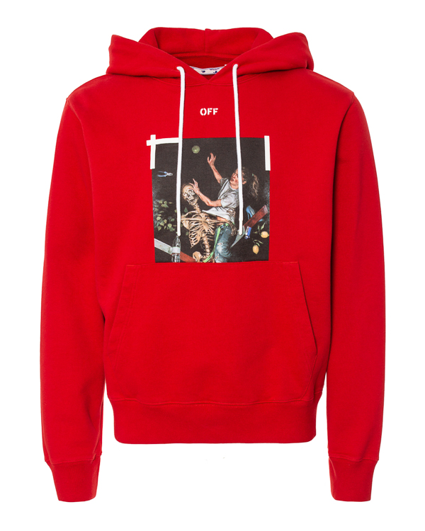 

Худи мужское OFF-WHITE OMBB034F20FLE0112540 красное S, OMBB034F20FLE0112540