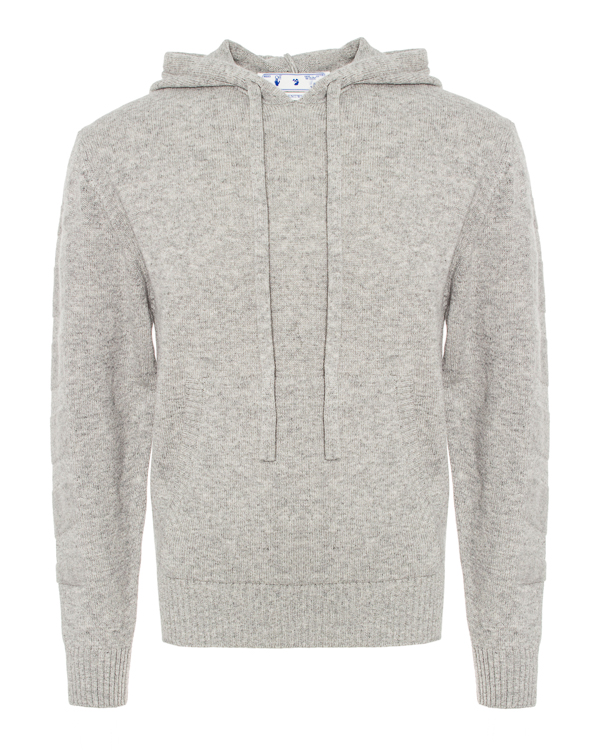 

Джемпер мужской OFF-WHITE OMHA097F20KNI0010900 серый M, OMHA097F20KNI0010900