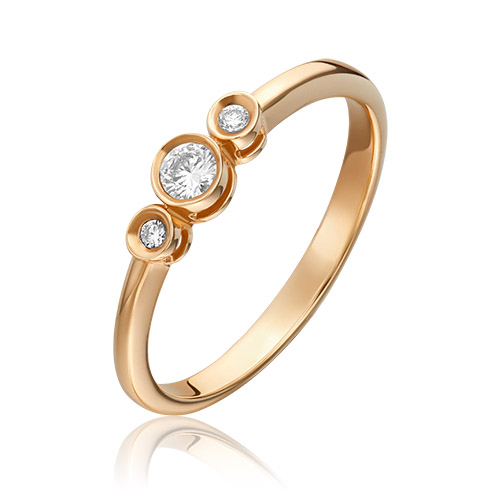 

Кольцо из золота р. 16 PLATINA jewelry 01-1497-00-101-1110-30, бриллиант, 01-1497-00-101-1110-30