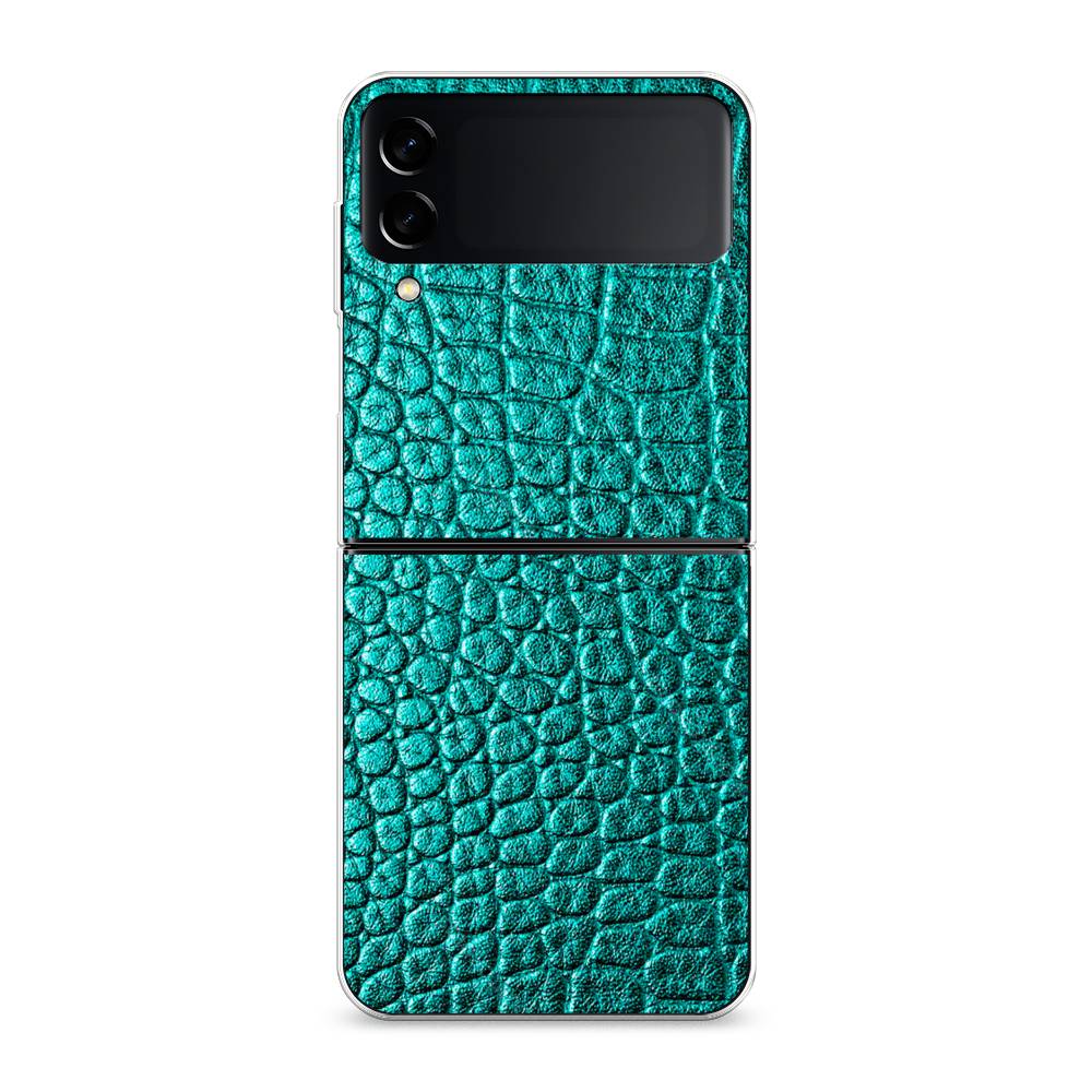

Чехол Awog на Samsung Galaxy Z Flip 3 / Самсунг Z Flip 3 "Бирюзовая змея", 2103750-3
