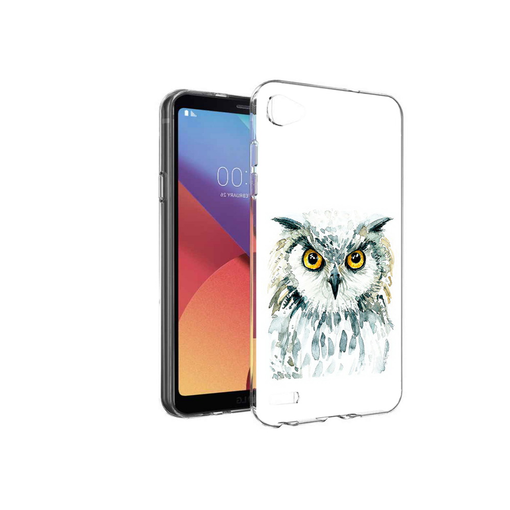 

Чехол MyPads Tocco для LG G6 mini Серьезная сова, Прозрачный, Tocco