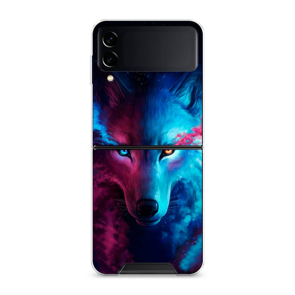 

Чехол Awog на Samsung Galaxy Z Flip 3 / Самсунг Z Flip 3 "Волшебный волк", Черный;серый, 2103750-1