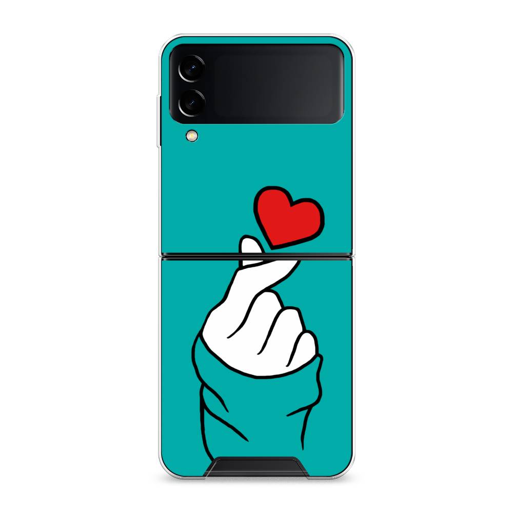 

Чехол Awog на Samsung Galaxy Z Flip 3 / Самсунг Z Flip 3 "Маленькое сердечко", Голубой;белый;красный, 2103750-7