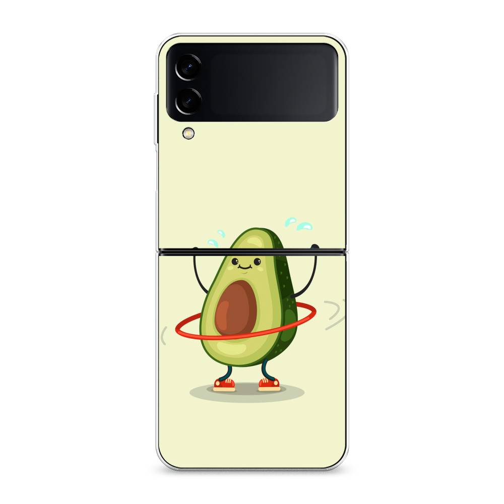 

Чехол Awog на Samsung Galaxy Z Flip 3 / Самсунг Z Flip 3 "Авокадо с обручем", Бежевый, 2103750-10