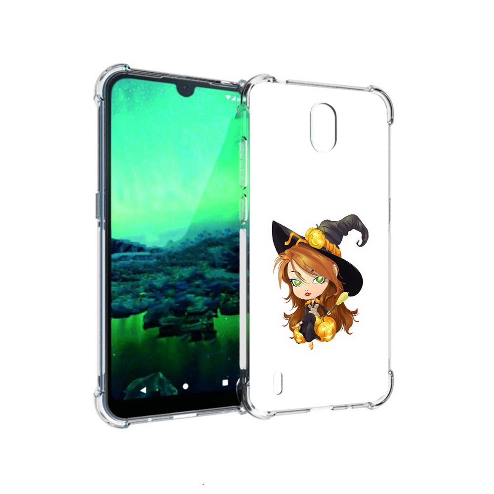 

Чехол MyPads Tocco для Nokia 1.3 Ведьмочка (PT227048.104.40), Прозрачный, Tocco