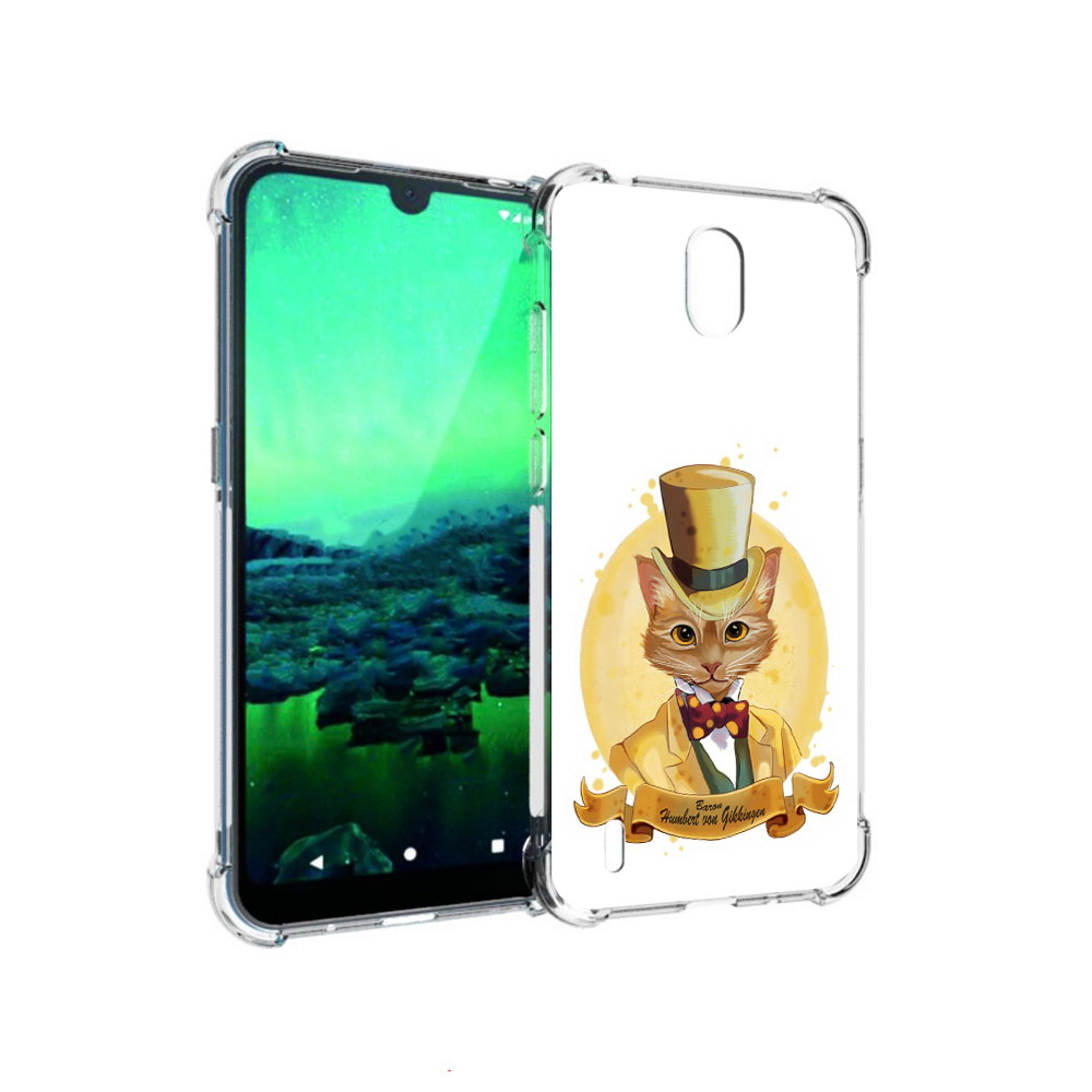 

Чехол MyPads Tocco для Nokia 1.3 кот юрист (PT227048.104.401), Прозрачный, Tocco