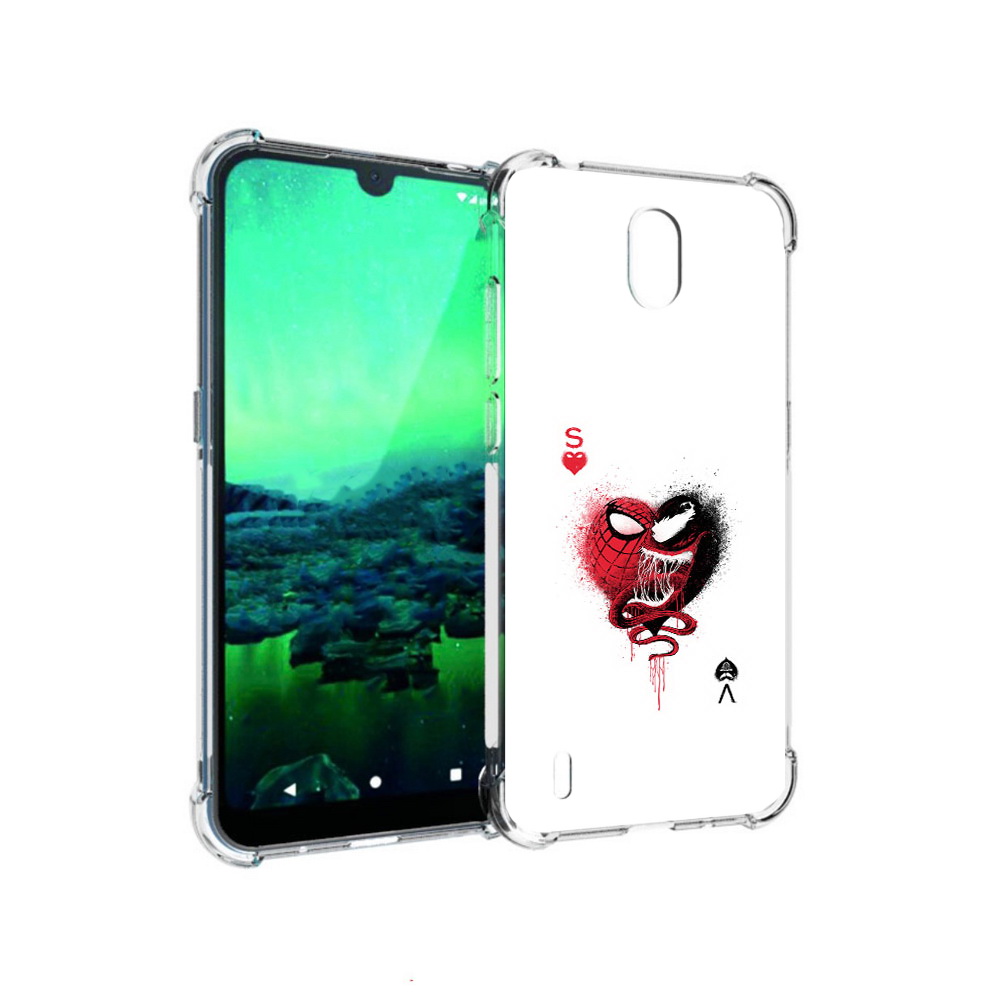 

Чехол MyPads Tocco для Nokia 1.3 Веном (PT227048.104.41), Прозрачный, Tocco