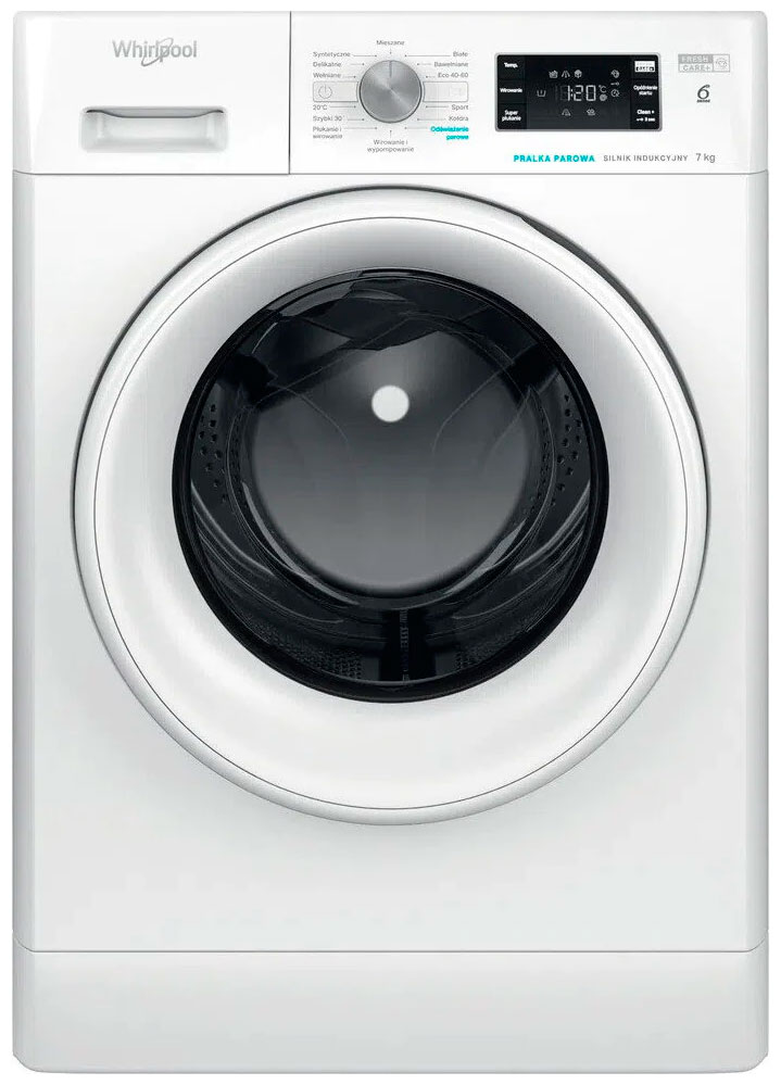 Стиральная машина Whirlpool FFB7259WVPL белая, размер стандартная