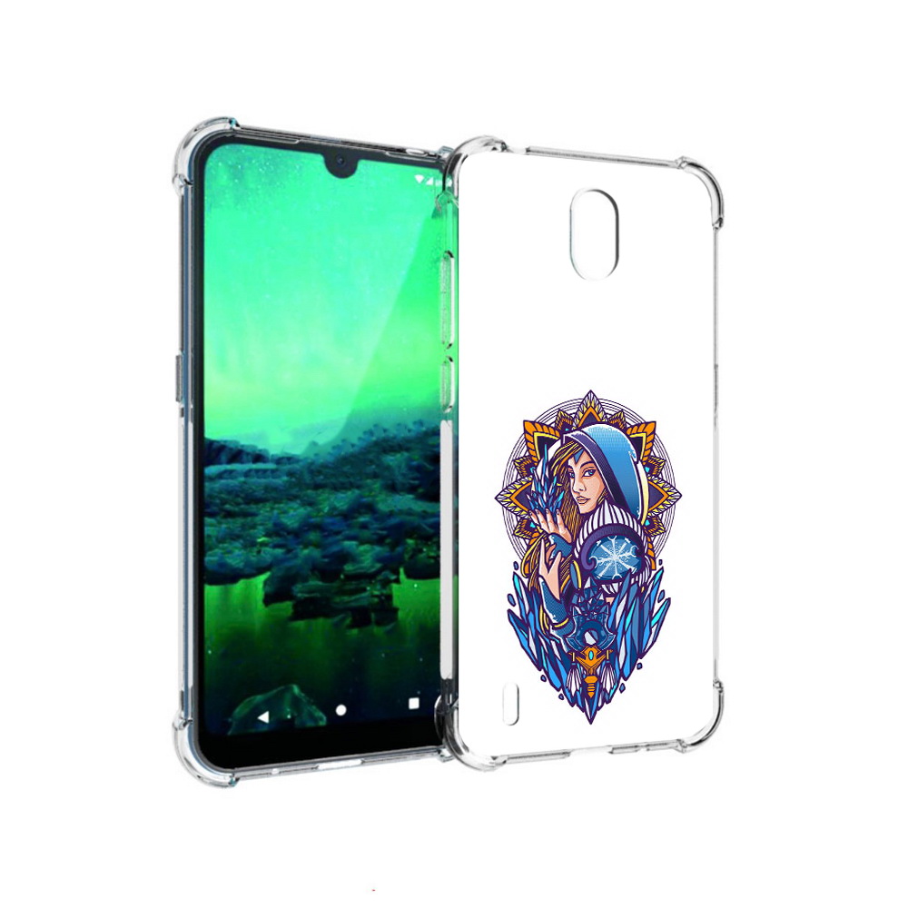

Чехол MyPads Tocco для Nokia 1.3 кристал мейден дота 2 (PT227048.104.415), Прозрачный, Tocco