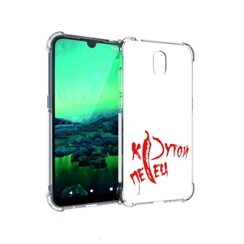 

Чехол MyPads Tocco для Nokia 1.3 крутой перец (PT227048.104.426), Прозрачный, Tocco