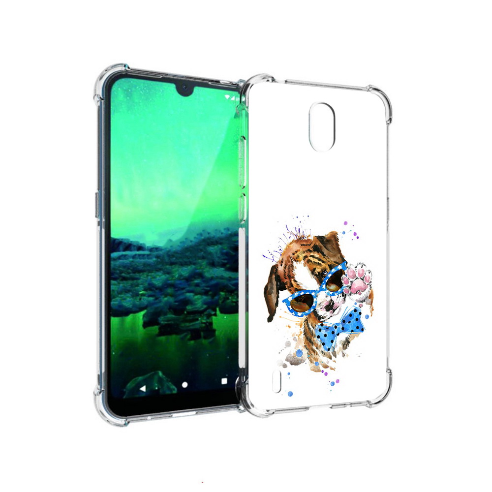 

Чехол MyPads Tocco для Nokia 1.3 лапочка (PT227048.104.434), Прозрачный, Tocco