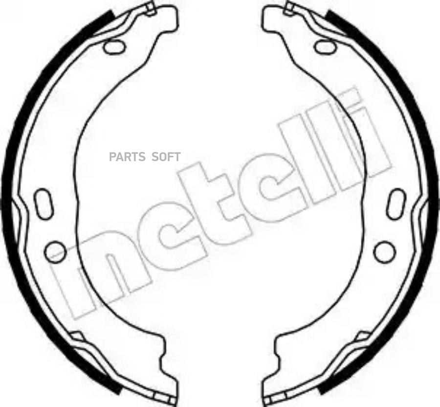 

Монтажный комплект тормозных колодок Metelli 530094