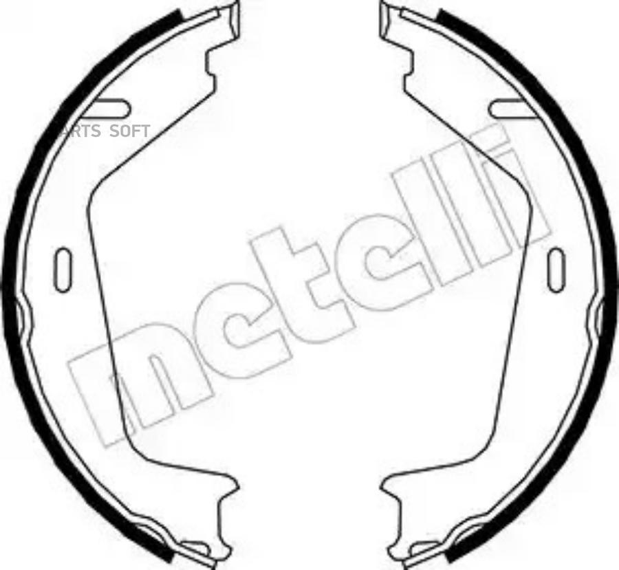 

Монтажный комплект тормозных колодок Metelli 530479