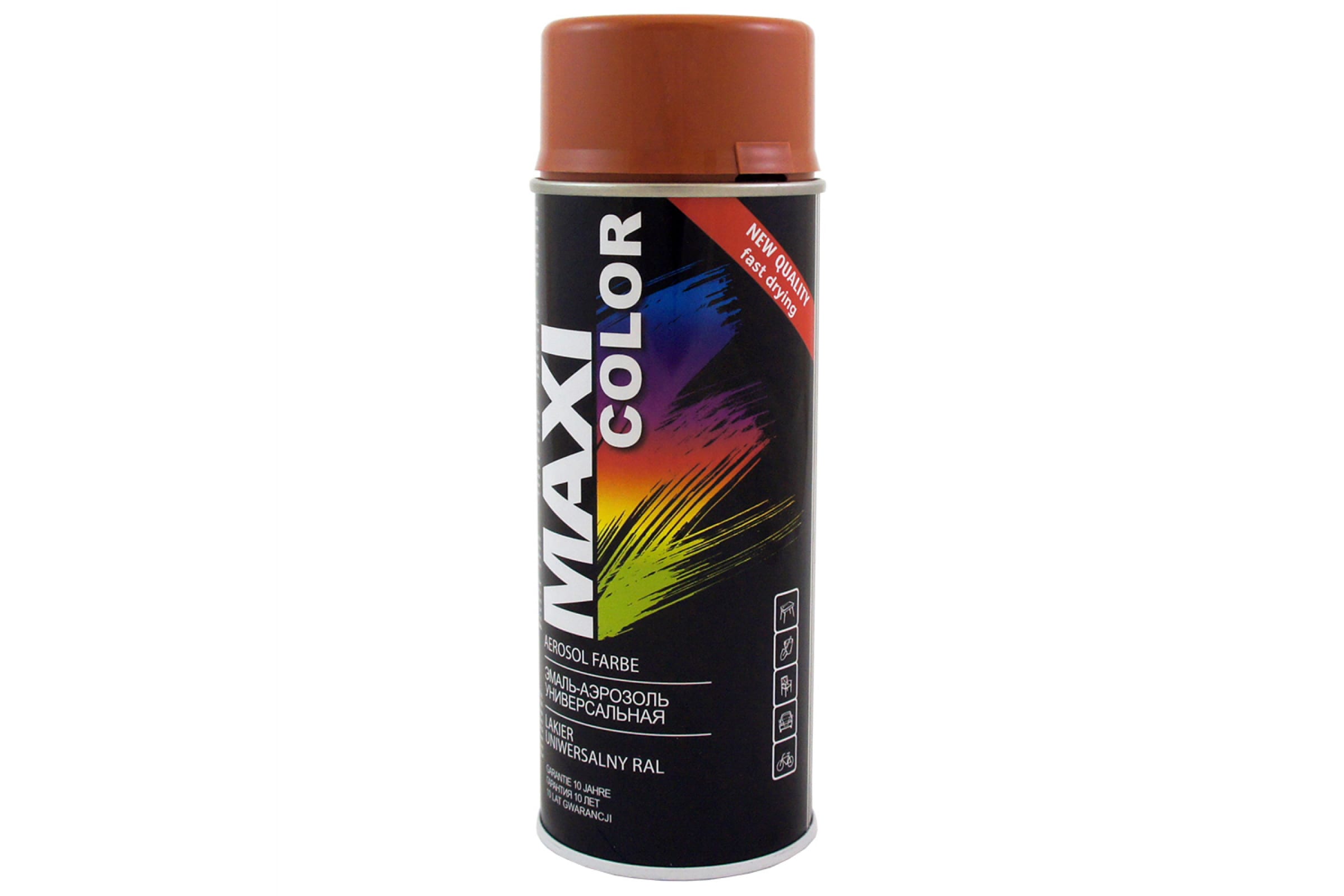 

MAXI COLOR Эмаль-аэрозоль медно-коричневая 0,4л 8004MX