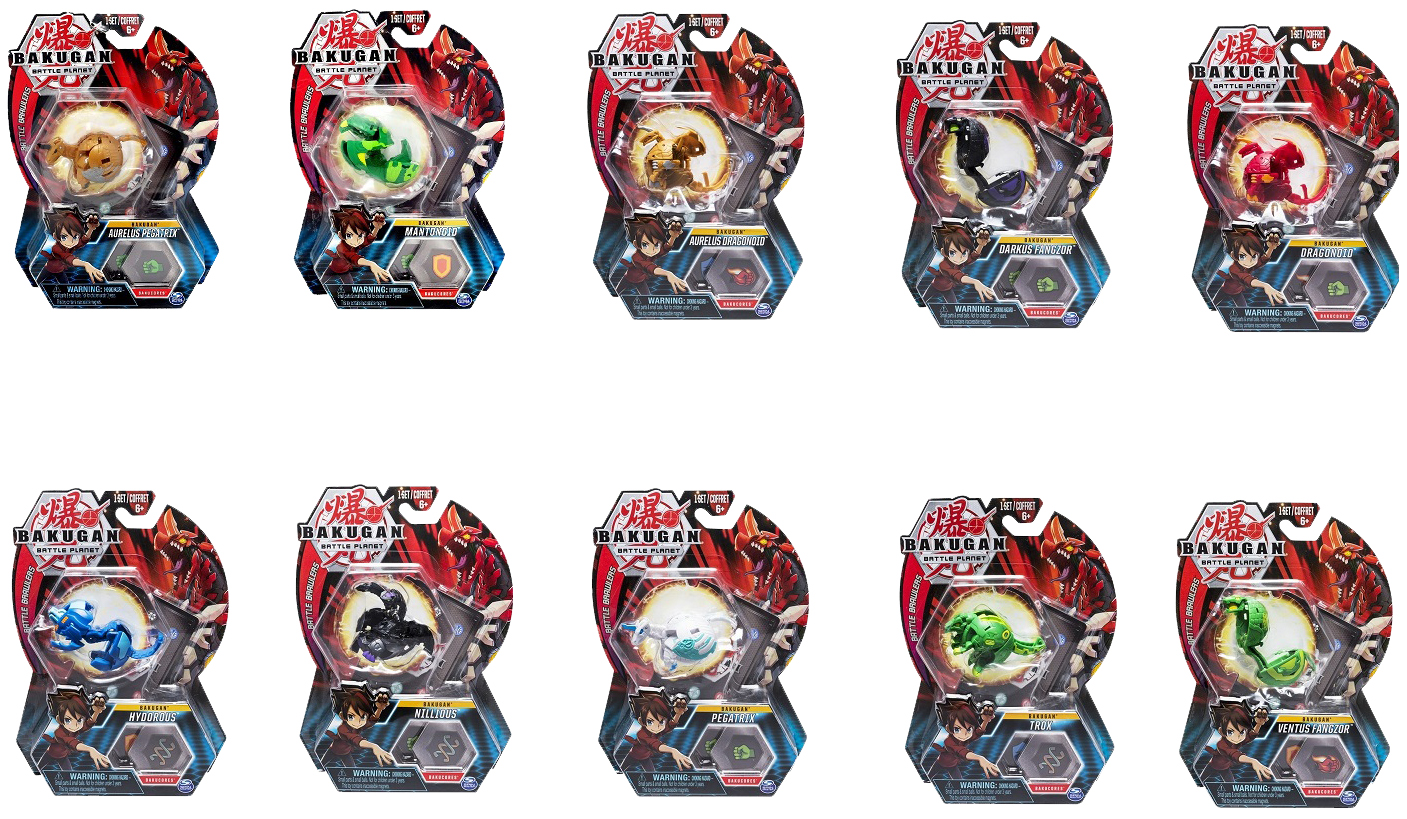 Фигурка-трансформер Bakugan, 6045148, 1 шт, в ассортименте