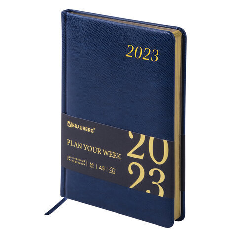 

Еженедельник датированный 2023 BRAUBERG Iguana, 113949