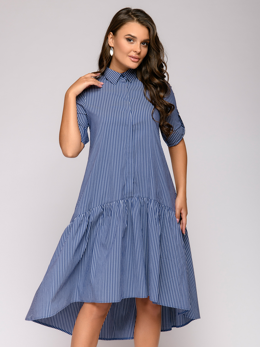 

Платье женское 1001dress 0112001-02187WP синее 44 RU, 0112001-02187WP
