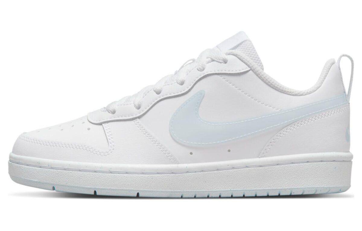 

Кеды унисекс Nike Court Borough Low 2 GS белые 36 EU, Белый, Court Borough Low 2 GS