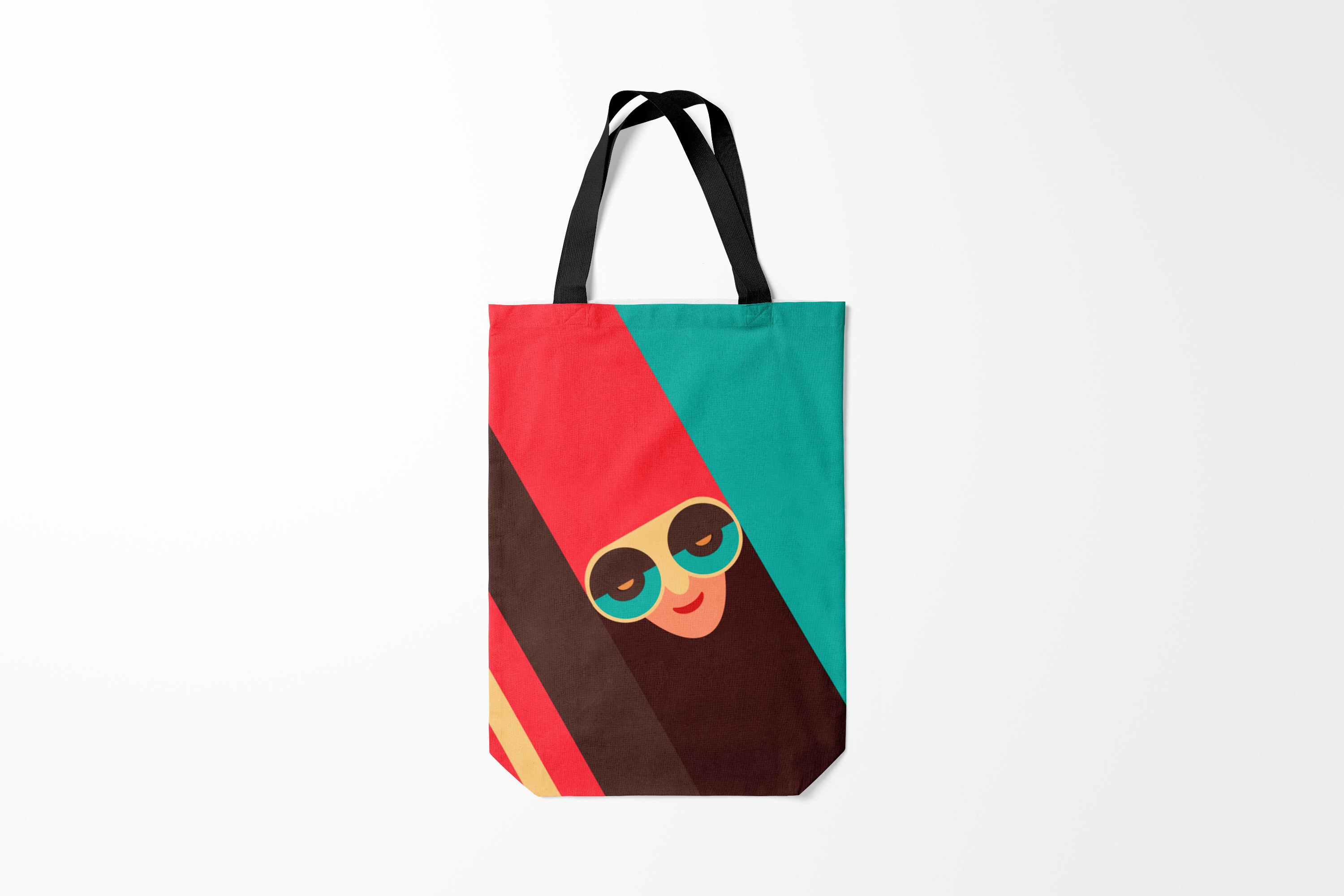 

Сумка шoппер унисекс Burnettie Pop Art RETDO FACE, разноцветный, Pop Art RETDO FACE