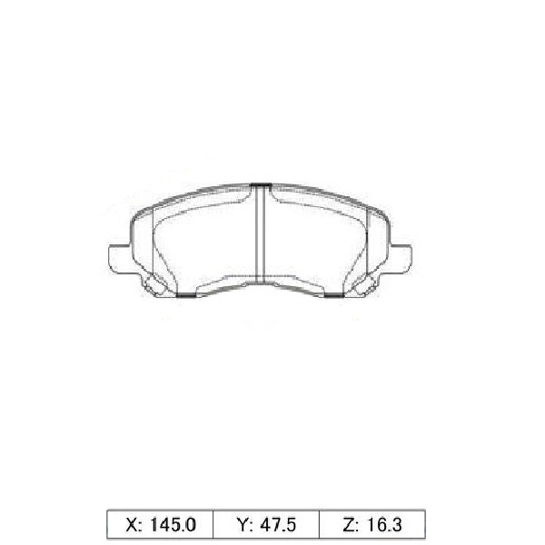 

Тормозные колодки IXAT передние X3P0024