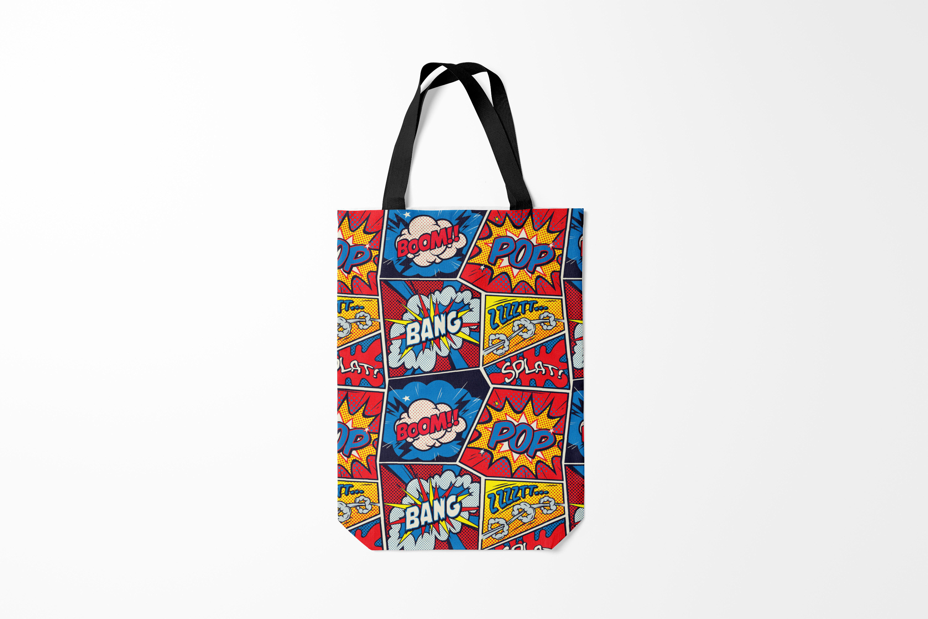 

Сумка шoппер унисекс Burnettie Pop Art pattern, разноцветный, Pop Art pattern