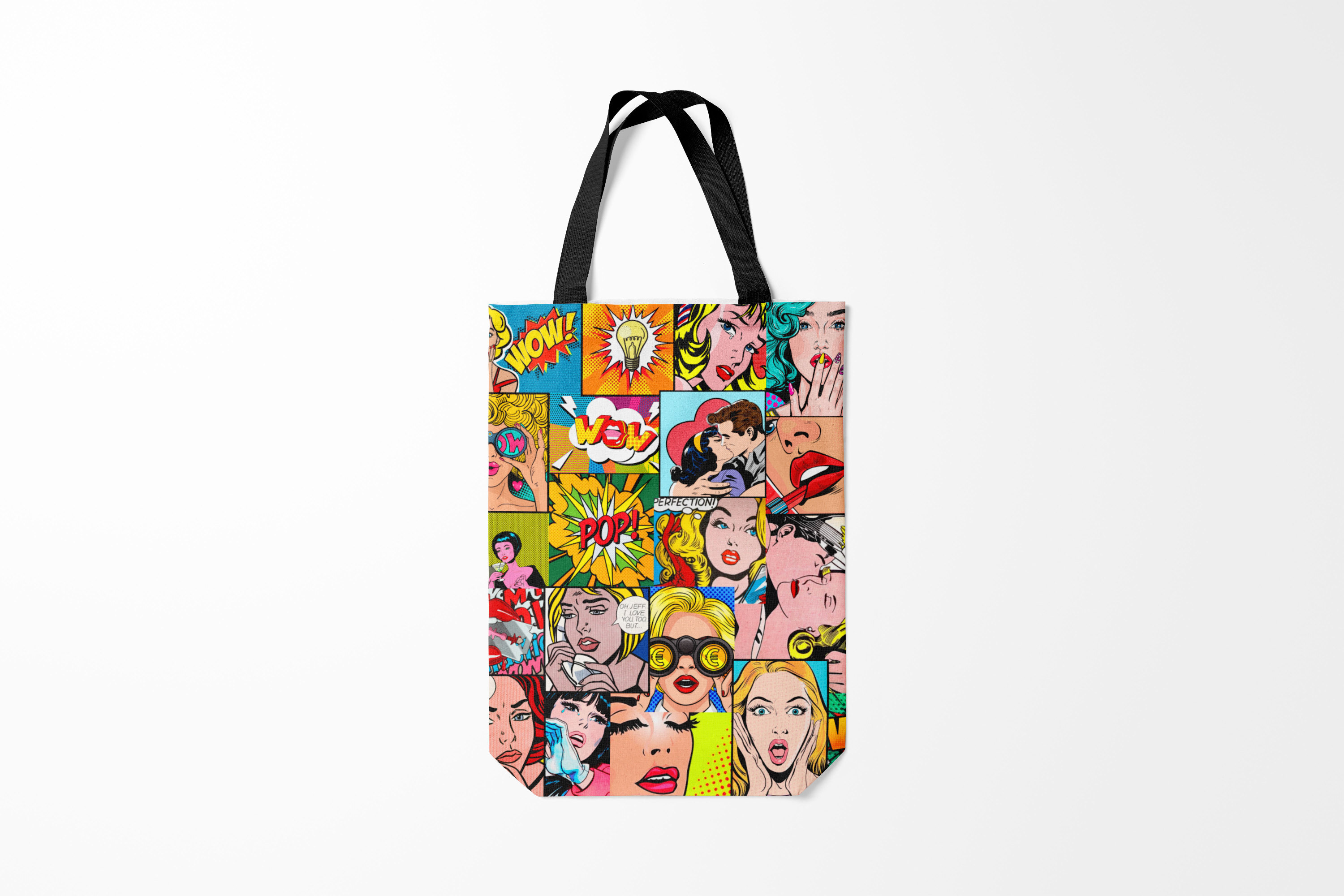 

Сумка шoппер унисекс Burnettie Pop Art, разноцветный, Pop Art