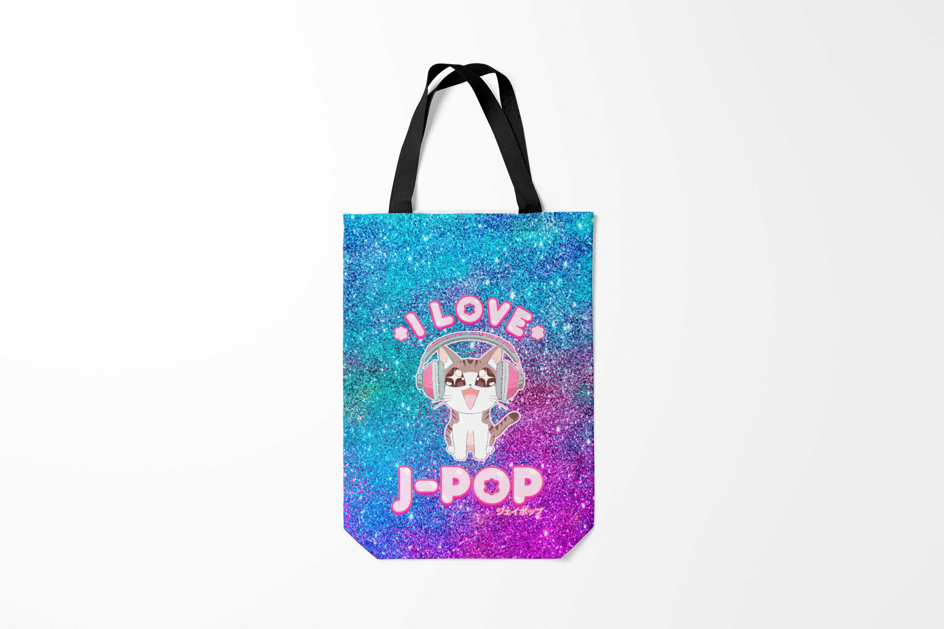 

Сумка шoппер унисекс Burnettie I Love Cat Pop, разноцветный, I Love Cat Pop