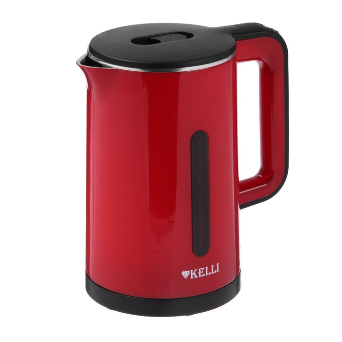 

Чайник электрический KELLI KL-1375, пластик, 1.8 л, 2200 Вт, красный