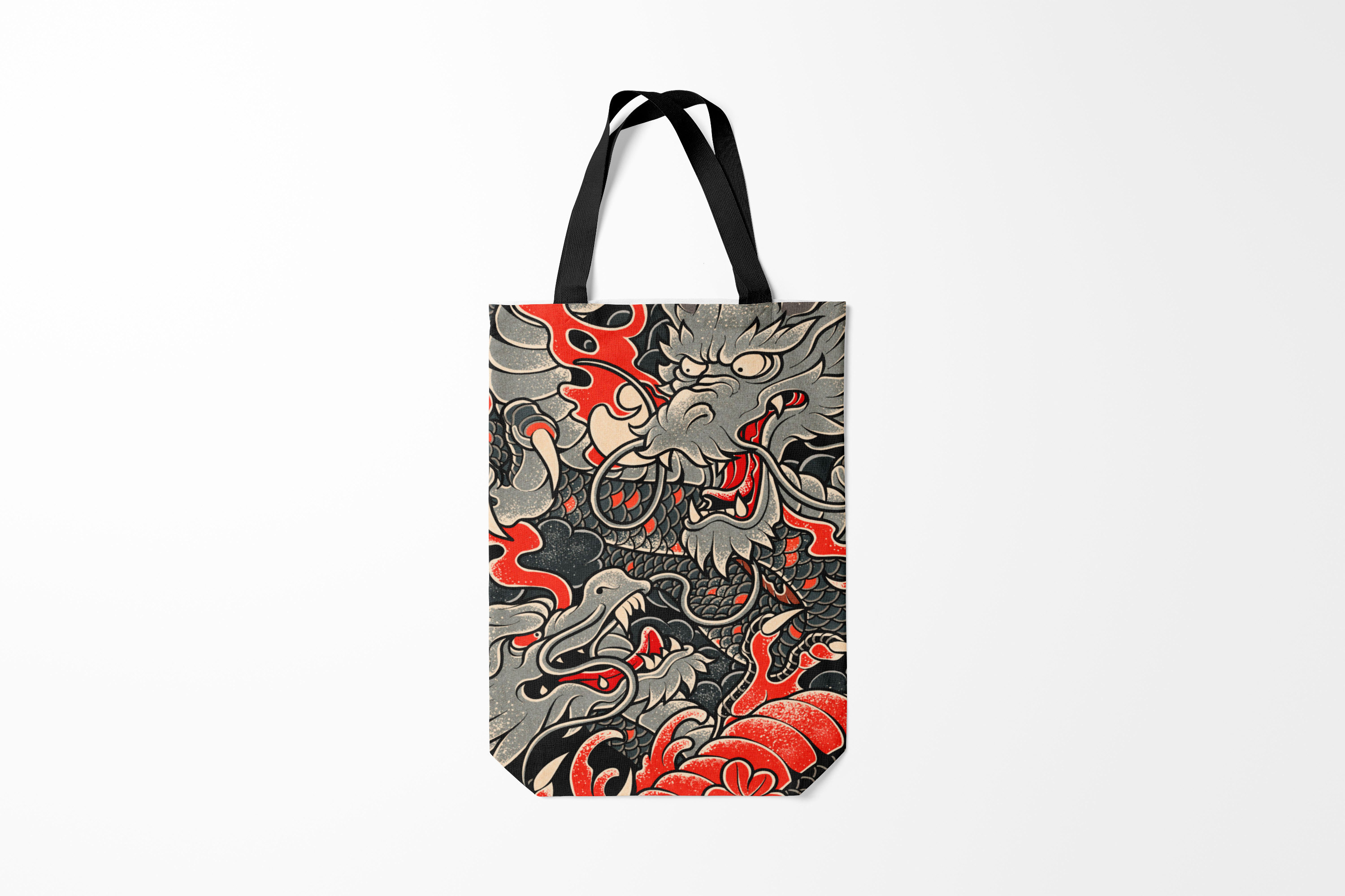 

Сумка шoппер унисекс Burnettie Dsquared tatoo DRAGON, серый, Dsquared tatoo DRAGON
