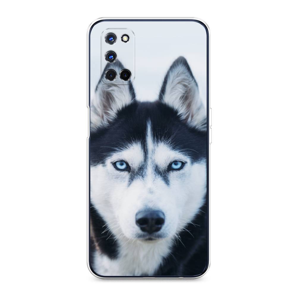 

Чехол для Oppo A52/A72 "Хаски 2", Синий;белый, 253150-1