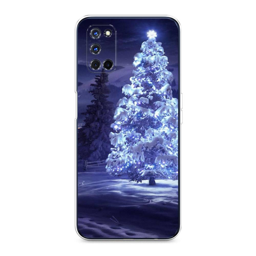 

Чехол для Oppo A52/A72 "Зима 4", Синий;черный;белый, 253150-2